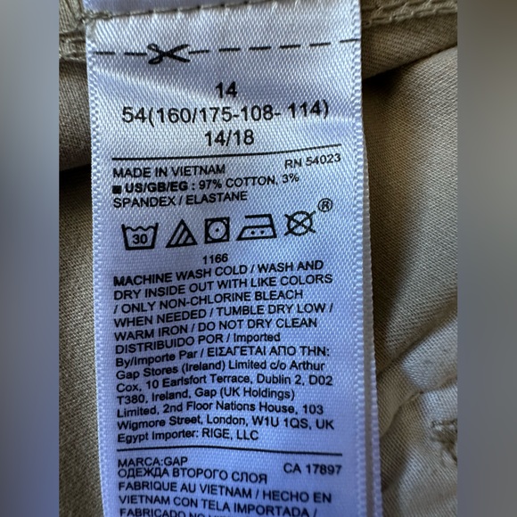 Women’s Gap Khaki 5” Shorts Size 14 - Picture 5 of 5